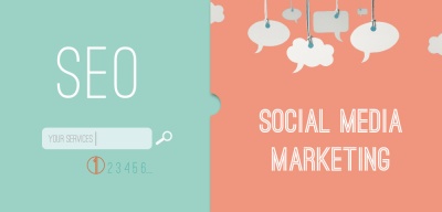 seo your services, social media marketing vector icon
