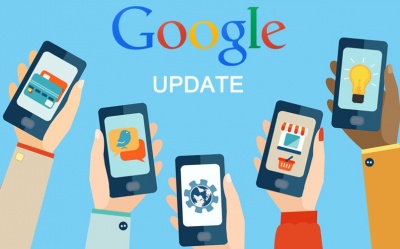 google update vector image